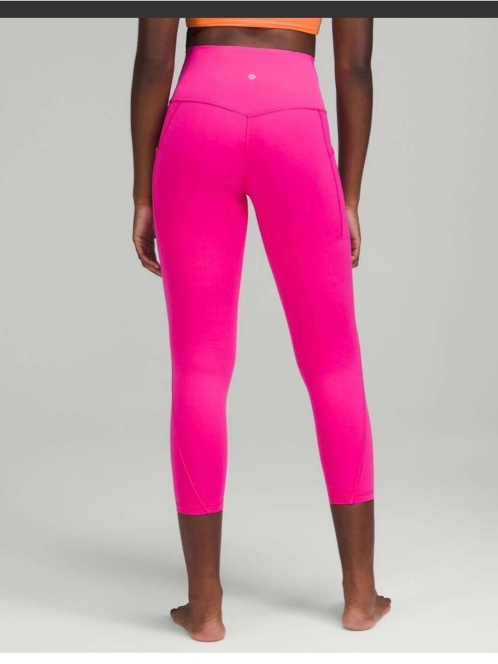 lululemon double lined Align High-Rise w/Pockets - sonic pink - size 4